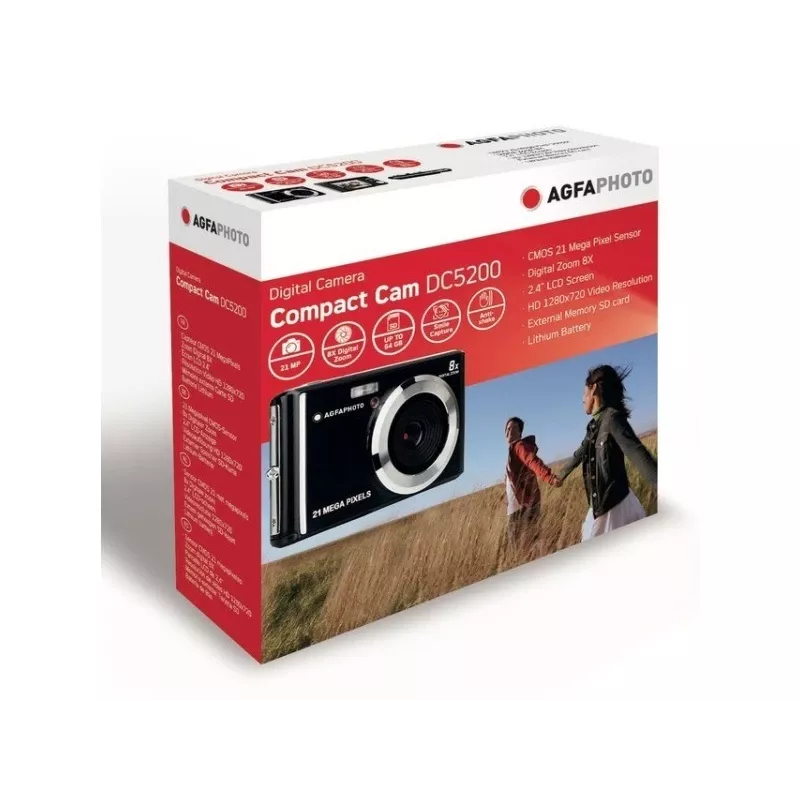 AgfaPhoto Compact DC5200 Compact Camera 21 MP CMOS 5616 x 3744 Pixel Mėlyna (DC5200-BL)