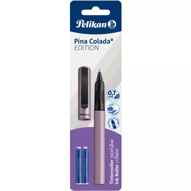 Pelikan Pina Colada Edition, šratinukas, mišrių spalvų, mėlynas, 0,7 mm, smulkus, abiem rankoms tinkama
