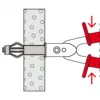 Plier Fischer 62320 Handle colour Juoda Red
