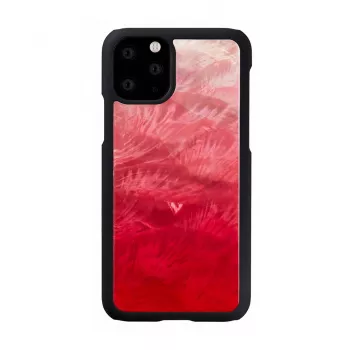Išmaniojo telefono dėklas iKins, skirtas iPhone 11 Pro — rožinės ežero ir juodos spalvos dviejų spalvų apsauginis gaubtelis