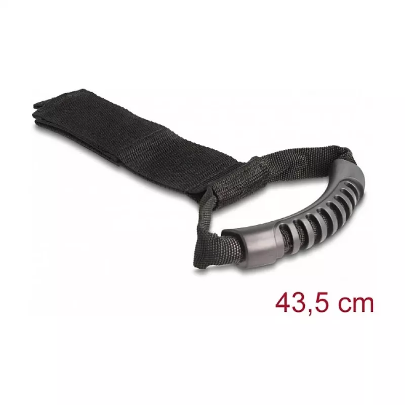 DeLOCK nešiojimo dirželis L 435 x P 50 mm juodas 2 vnt.
