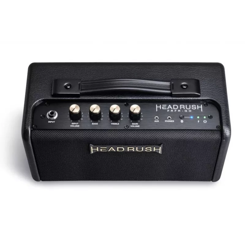 Nešiojamas FRFR gitaros stiprintuvas HEADRUSH FRFR-GO, 65 W, pilno diapazono, veikia su baterija / iš tinklo
