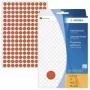 HERMA - nuolatinio klijavimo etiketės - Raudona - 8 mm Apvalios 5632 etiketė(s) (32 lapai x 176) (2212)