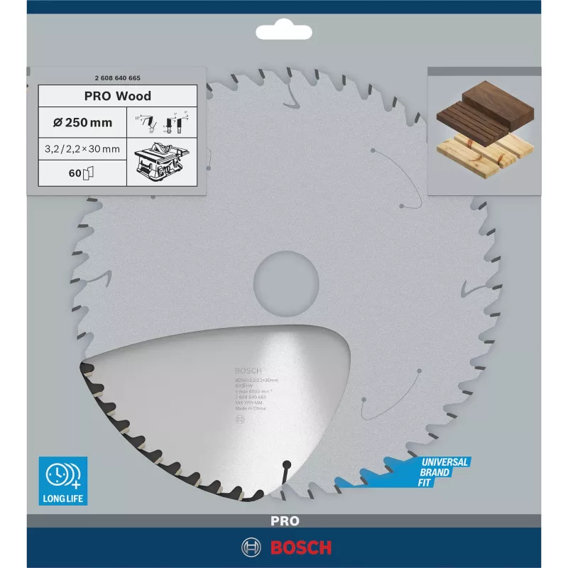 Bosch Optiline mediniai diskiniai pjūklų peiliai, 2,2 mm