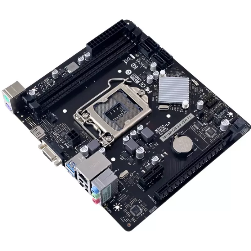 Pagrindinė plokštė BIOSTAR H81MHV3 3.0 — Micro ATX, LGA 1150, Intel H81, 2x DDR3 DIMM (maks. 16 GB), SATA II/III, Gigabit LAN, HDMI, VGA