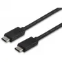 Equip USB 2.0 Type C kabelis, 1m, 1 m, USB C, USB C, USB 2.0, Male/Male, Juoda