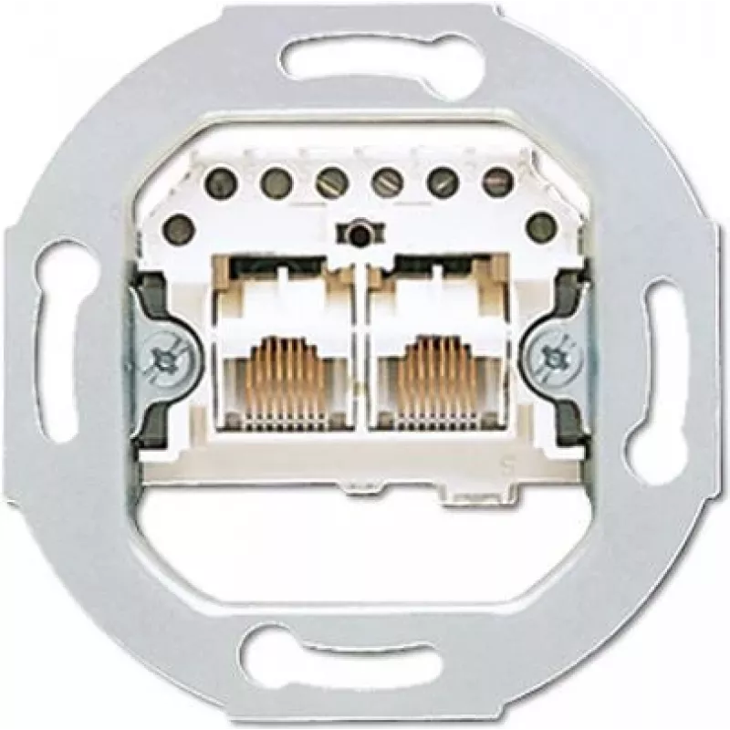 JUNG UAE 2X8 UPO 2 x RJ-45 pilkas kištukinis lizdas (UAE2X8UPO)