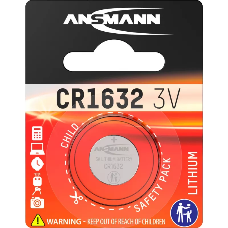 ANSMANN 1516-0004 Mygtukinė baterija CR1632 3V ličio