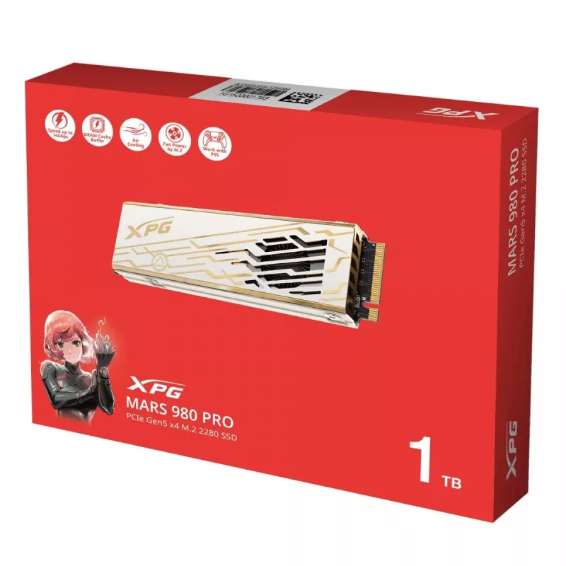 SSD XPG MARS 980 PRO 1TB PCIe 5x4 14/10 GB/s M2