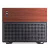 Jonsbo N4 Microtower korpusas juodas patvarus plieninis kompaktiškas PC korpusas