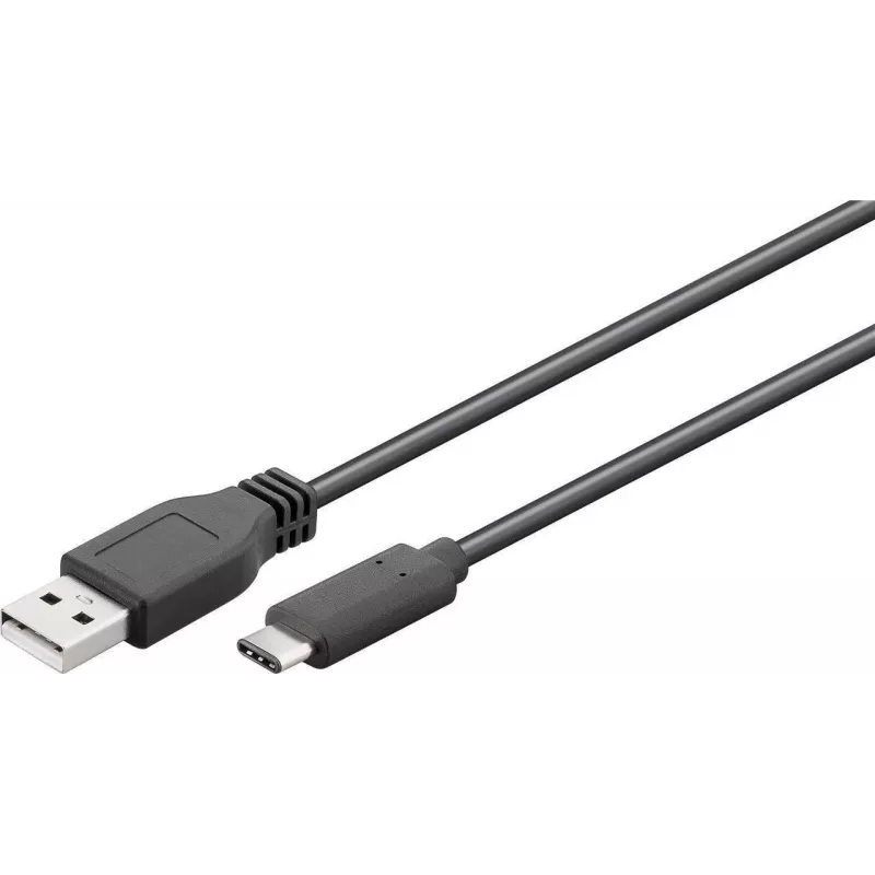 Wentronic 55469 USB kabelis juodas
