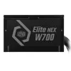 maitinimo blokas Elite NEX White 700W 80+ Juoda tinklinis laidas
