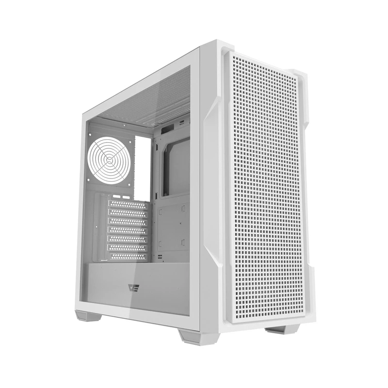 Darkflash DS900 Mesh kompiuterio korpusas be ventiliatorių (baltas)
