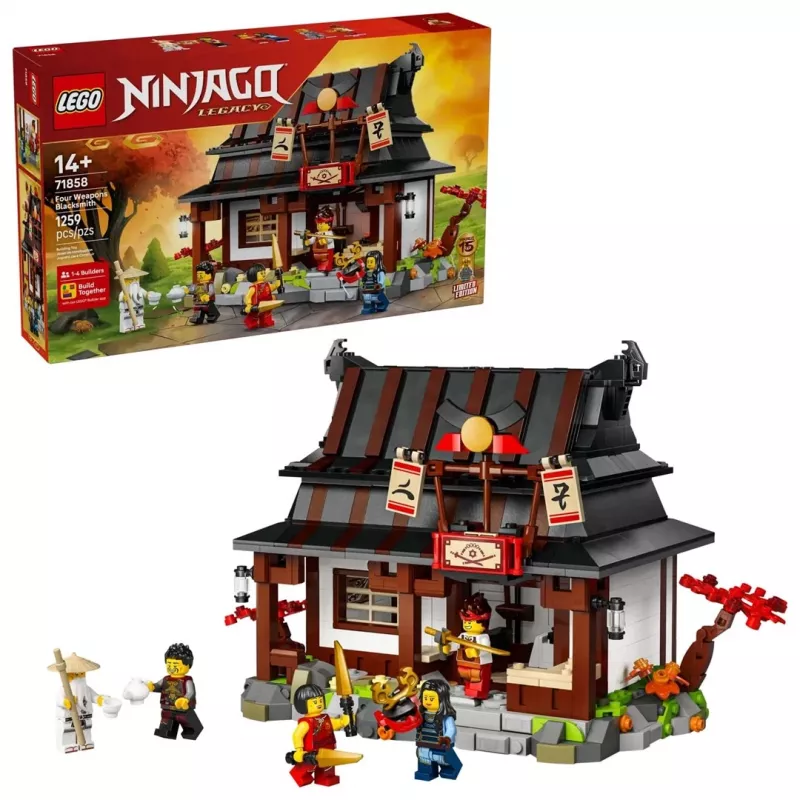 LEGO NINJAGO 71858 Four Weapons Juodasmith - 15th Anniversary