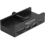 DeLOCK 64263 USB šakotuvas Type-A 5000 Mbit/s juodas