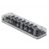 USB šakotuvas DeLOCK 64088 permatomas USB 3.2 Gen 1 Micro-B