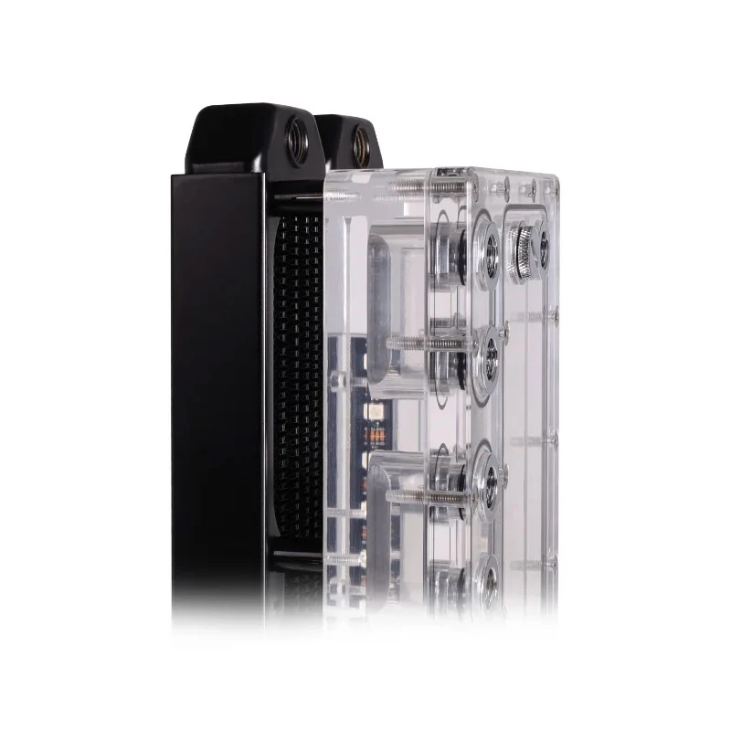 Montavimo rinkinys Alphacool 15724 juodas nerūdijantis plienas 17 mm aukštis