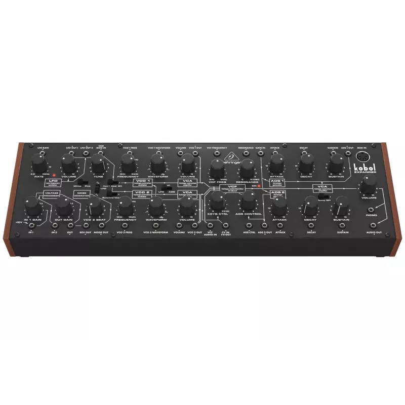 Analoginis sintezatorius Behringer KOBOL Expander modulis — į stovą montuojamas išplėtimo modulis