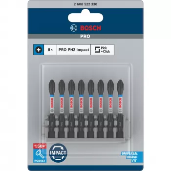 Atsuktuvų antgalių rinkinys Bosch 2 608 522 330, 8 vnt.