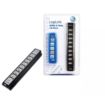 LogiLink UA0096 sąsajų šakotuvas 480 Mbit/s juodas
