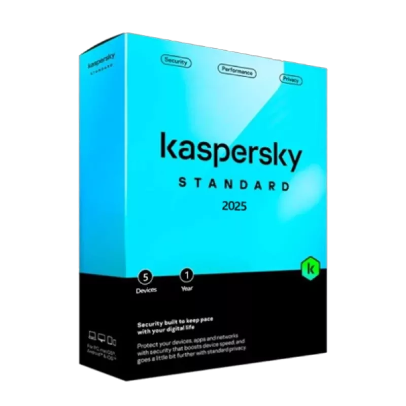 Kaspersky Standard | 5 įrenginių | 1 metai | ES