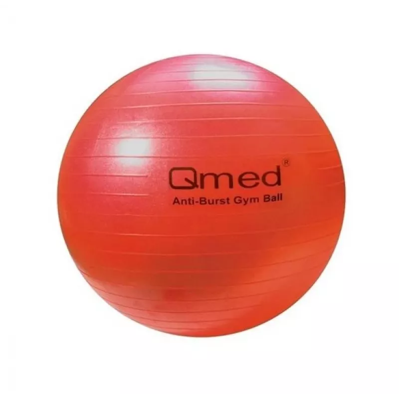 Reabilitacinis pratimų kamuolys MDH DRQM3A0MA002P 55 cm, raudonas, ABS, pripučiamas, su pompa, maks. apkrova 150 kg