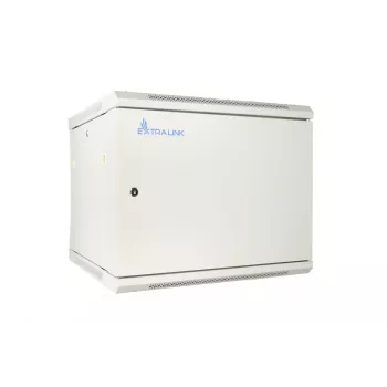 Extralink 9U 600x600 ASP pilka sieninė spinta, metalinės durys
