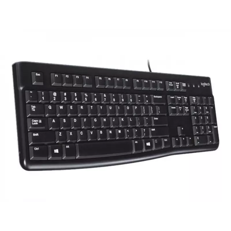 K120 laidinė klaviatūra, laidinė, USB, QWERTZ, juoda