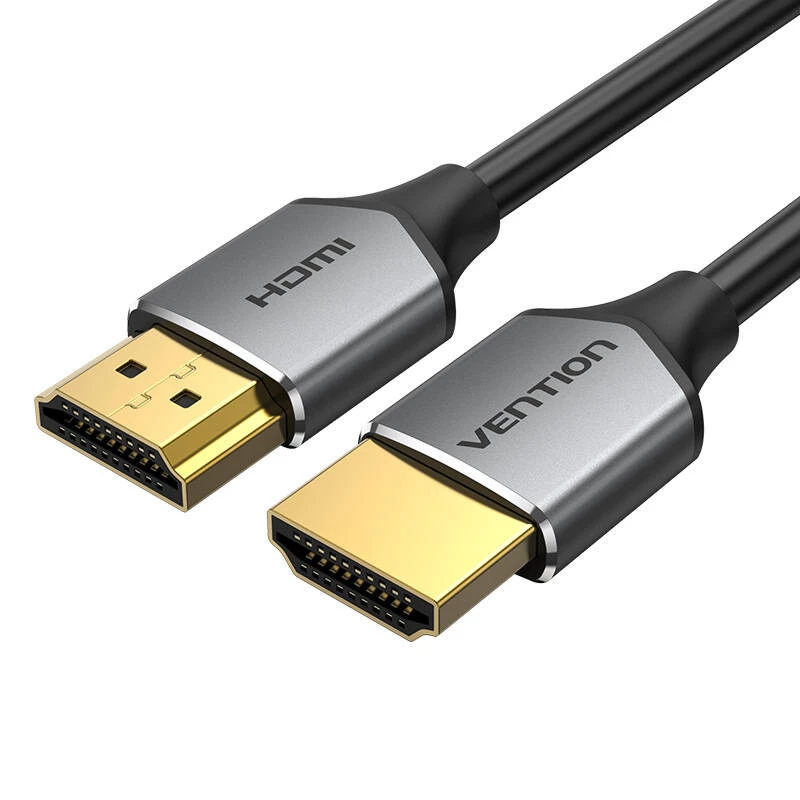 Itin plonas HDMI HD laidas Vention ALEHF 1m 4K 60Hz (Pilkas)