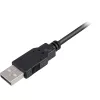 USB 2.0 laidas, USB-A kištukas > Mini-USB kištukas (juodas, 2,0 metro, dvigubai ekranuotas)