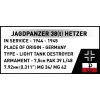 Cobi Blocks Jagdpanzer 38t Brave konstrukcinis rinkinys, 731 detalė
