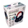 Rebeltec stereo ausinės su mikrofonu SHARK — laidinės, ant ausų dedamos