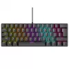 Mechaninė klaviatūra RAMPAGE PLOWER K60 su mėlynais jungikliais ir RGB apšvietimu
