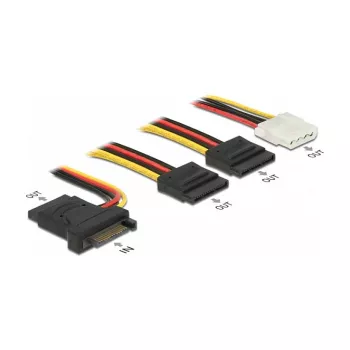 Vidinis maitinimo laidas DeLOCK 60171 0,2 m SATA 15 kontaktų kištukas