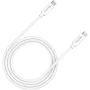 CANYON UC-44, laidas, U4-CC-5A1M-E, USB4 TYPE-C į TYPE-C laido rinkinys 40G 1m 5A 240W(ERP) su E-MARK, CE, ROHS, balta