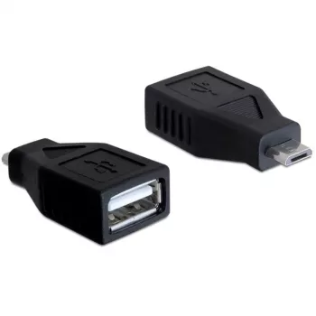 DeLOCK - USB adapteris - USB Type A, 4 kontaktų (mot.) - 5 kontaktų Micro-USB Type B (vyr.) (65296)