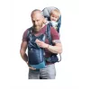 Kūdikio nešiojimo kuprinė Deuter Kid Comfort Pro, mėlyna, poliamidas, maks. 22 kg, skydelis nuo saulės, šoninė kišenė