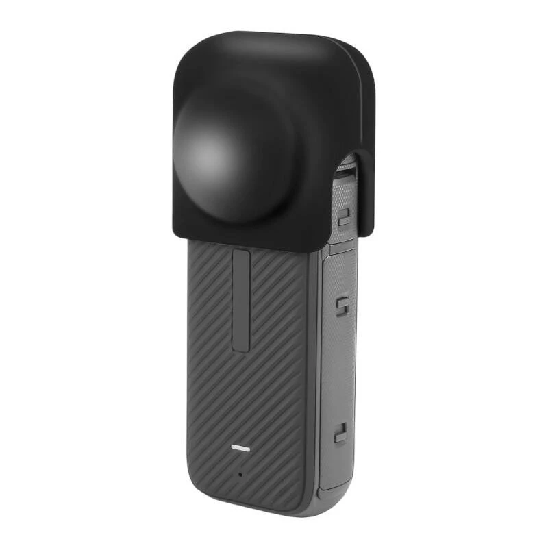 PULUZ silikoninis objektyvo dangtelis Insta360 X4 / X5 (juodas)