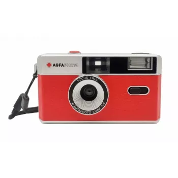 AgfaPhoto 603001 Kompaktinė juostinė kamera 35 mm raudona - sidabrinė (603001)