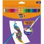 BIC Kids Evolution Illusion trinamos spalvotos kreidelės 24 spalvų