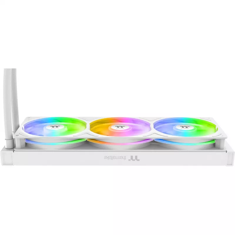 Skysčiu aušinamas CPU aušintuvas THERMALTAKE TH360-S V3 ARGB Sync AIO Snow Edition, 360mm, ARGB, „viskas viename“