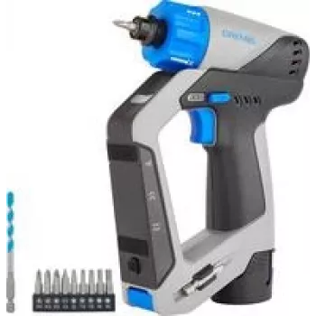 Belaidis atsuktuvas Dremel DD12V-S1 12V 2Ah, kompaktiškas įkraunamas rankinis atsuktuvas