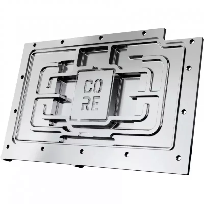 Galinė plokštė Alphacool 10259 Aliuminis Chromas Varis Juoda 153,3 mm