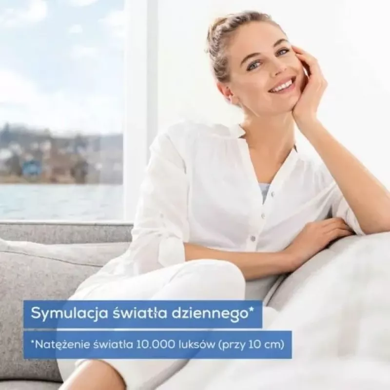 Šviesos terapijos lempa Beurer TL100 — 10 000 liuksų intensyvumas, energiją taupanti konstrukcija
