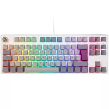 Ducky One 3 TKL Mist Pilka klaviatūra, skirta žaidimams, USB, vokiška