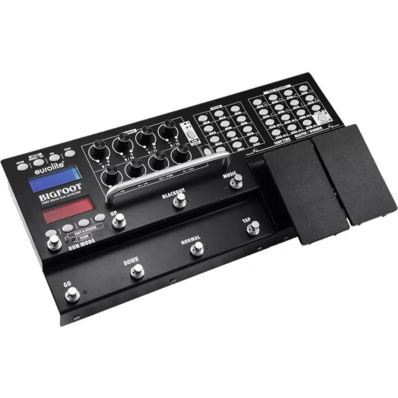 Pėdos valdiklis EUROLITE DMX Move Bigfoot 192 — DMX pedalų valdiklis scenos apšvietimui, 192 scenos