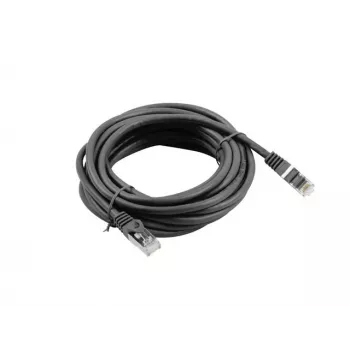 Lanberg Cat6 tinklo kabelis RJ-45 į RJ-45 PCF6-10CC-0500-BK, 5 m, F/UTP, 250 MHz, juodas