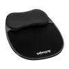 Gel wrist rest pelė pad ActiveJet — Juoda 220×250 mm, gel and silicone, non-slip base
