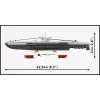 Cobi Type VIIC povandeninio laivo mastelio modelis 1:300, rinkinys 4857