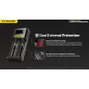 Baterijų įkroviklis Nitecore Ci12 universalus USB įkroviklis Li‑Ion, NiCd, NiMH, 3A įvestis 5/9/12V, plastikinis korpusas